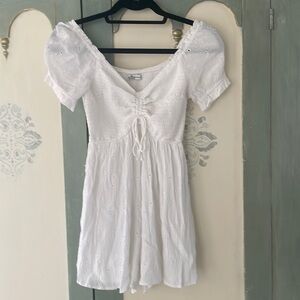 Hollister white shorts romper! Like New XS